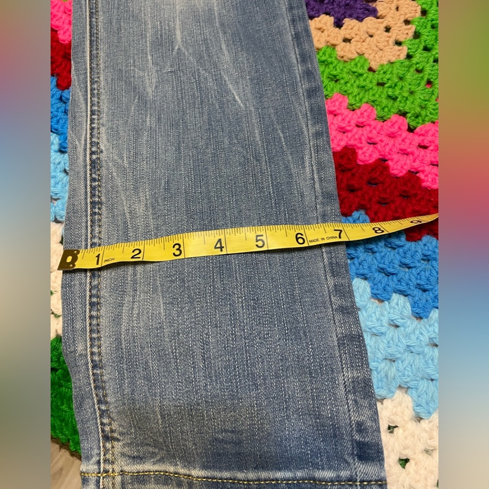 American Eagle Outfitters Active Flex Light Wash Distressed Skinny Jeans - Picture 6 of 6